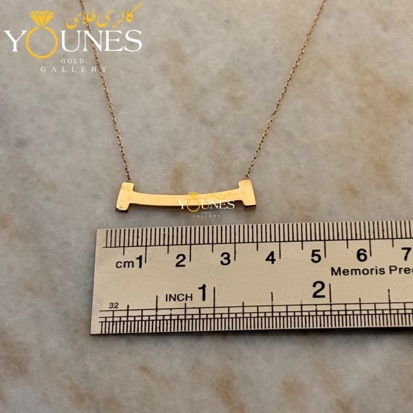 گردنبند منحنی طلا